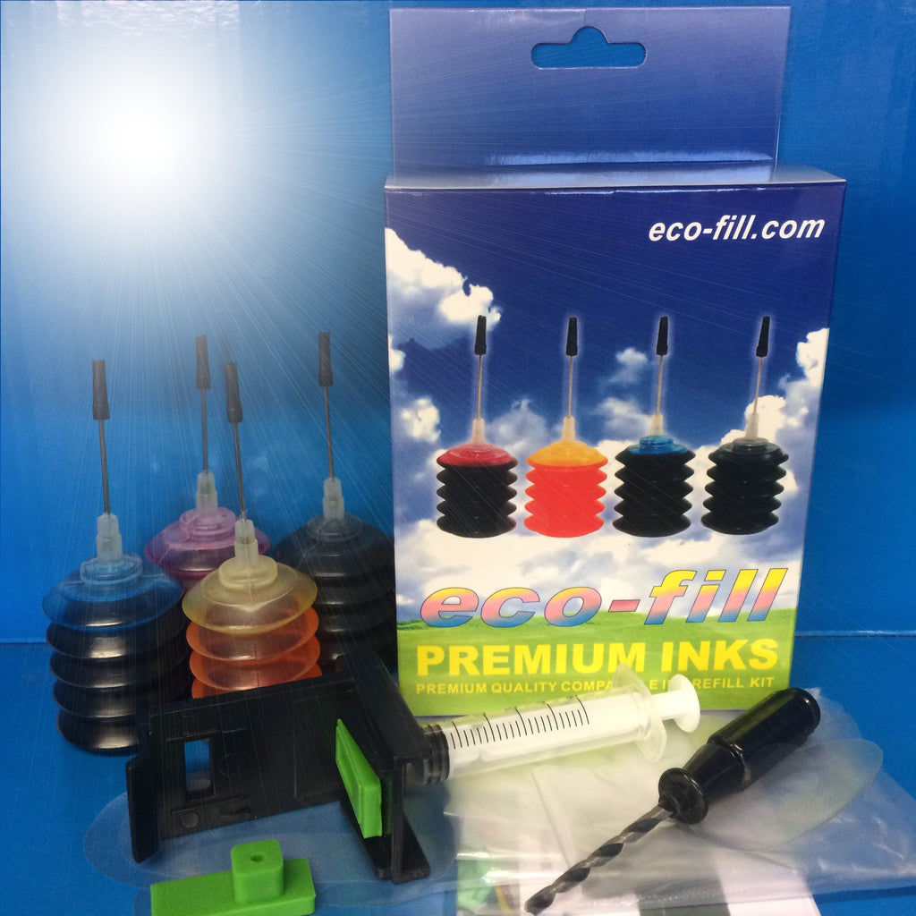 New Eco-Fill Canon PG560 CL561 XL Ink Cartridge Refill Kit TS5350 TS5351 TS7450 TS7451