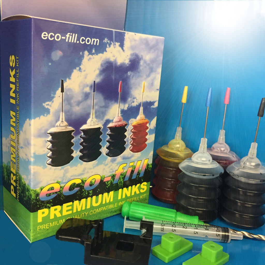 ECO-FILL CANON PG575 CL576 XL INK CARTRIDGE REFILL KIT TS3550i TS3551i TR4750i