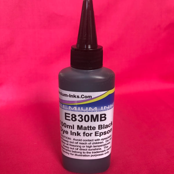 Matte Black Printer Ink