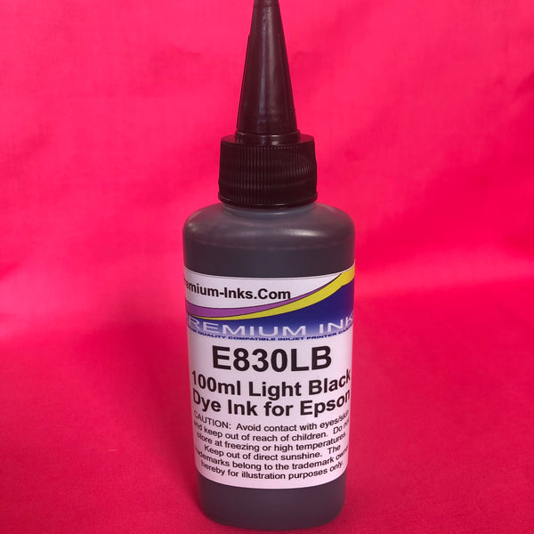 Light Black Dye Printer Ink Epson