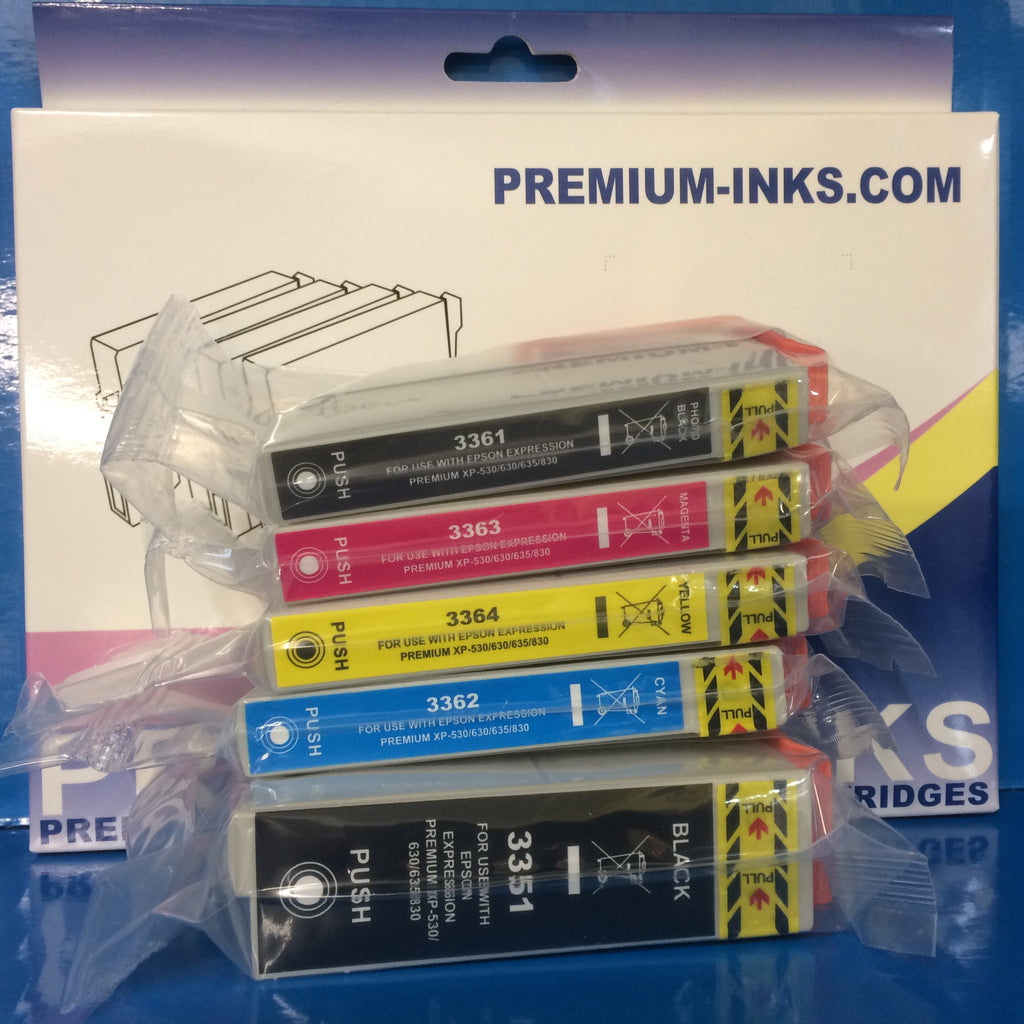 Compatible Ink Cartridges Replace Epson Orange 33xl T3357 Non-OEM