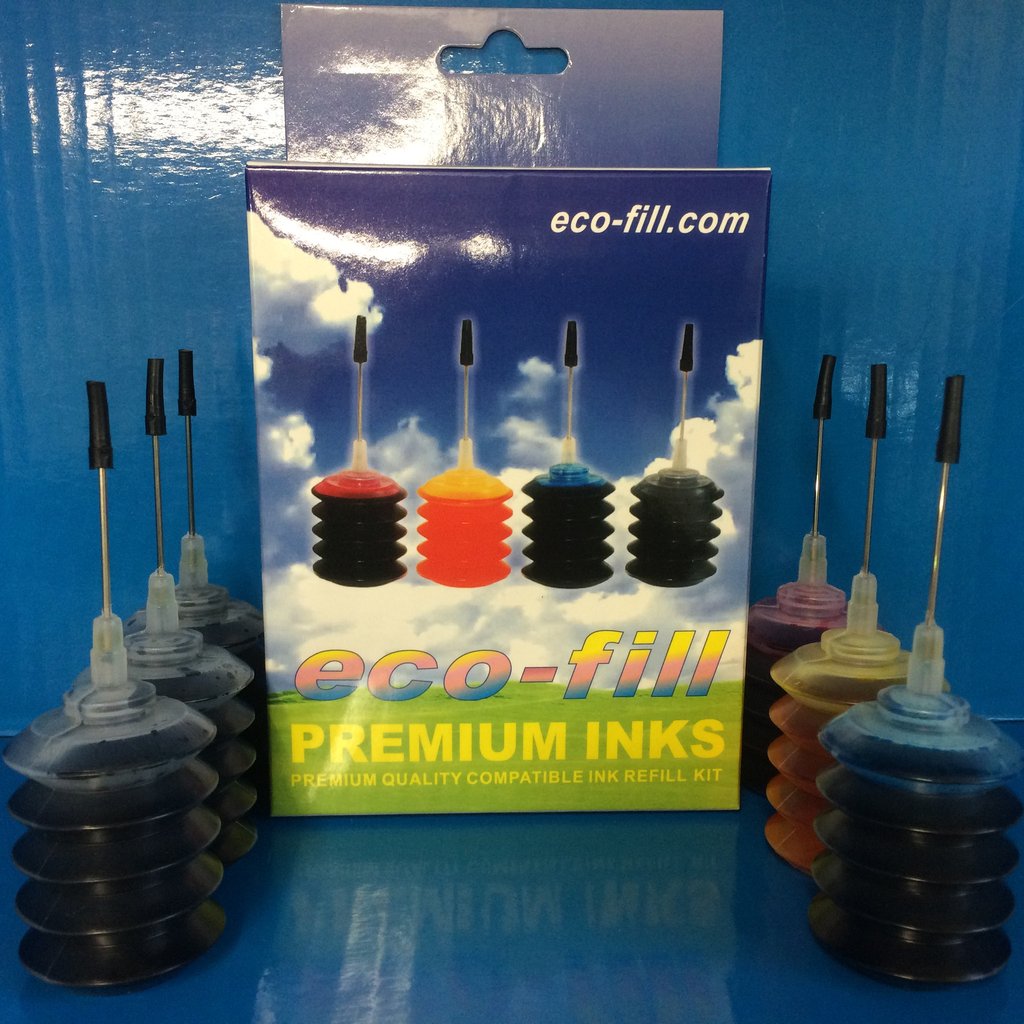 Ink Refill Kit for Canon PGI-580 and CLI-581 Printer Cartridges