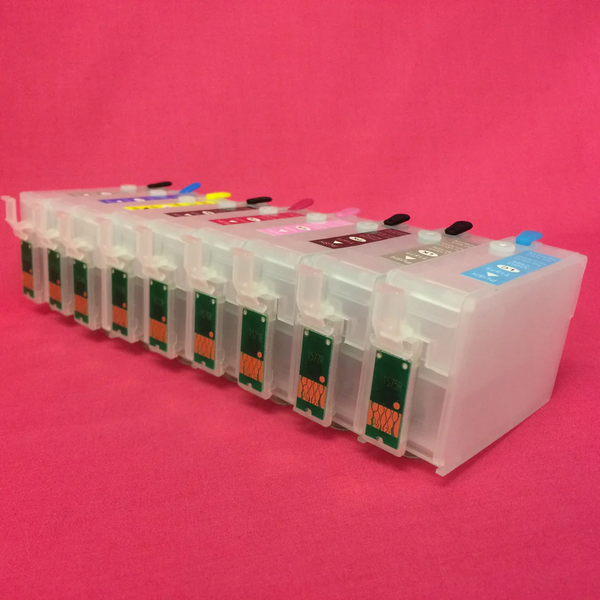 Refillable Cartridges Sublimation Ink for Epson SureColor SC P600 Printer Non OEM
