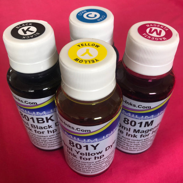DYE REFILL INK FOR HP 711 CARTRIDGES