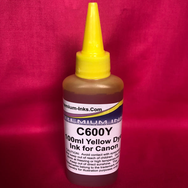 C600Y Printer Refill Ink Canon