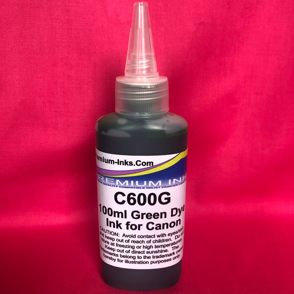 Green Bottle Refill Ink Canon C600G