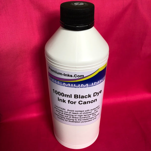 Litre Black Dye Ink for Canon