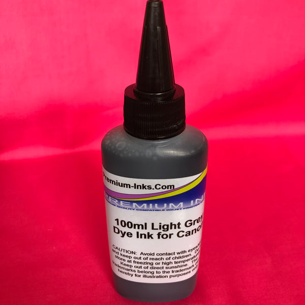 Light Grey Gray Bottle Ink Canon 100ml