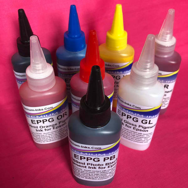 800ML PIGMENT REFILL INK EPSON SURECOLOR SC-P400 PRINTER NON OEM