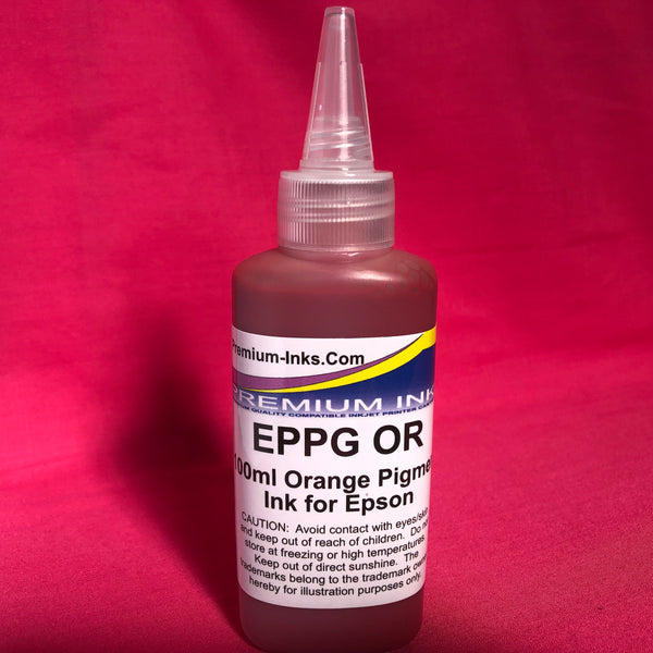 Orange Pigment 100ml Ink for Epson