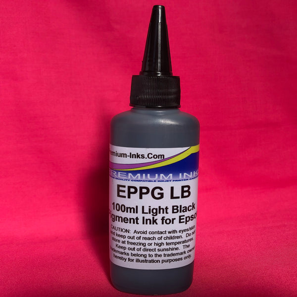 Light Black Pigment 100ml Bottle Epson