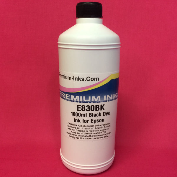 Litre Black Dye Ink for Epson