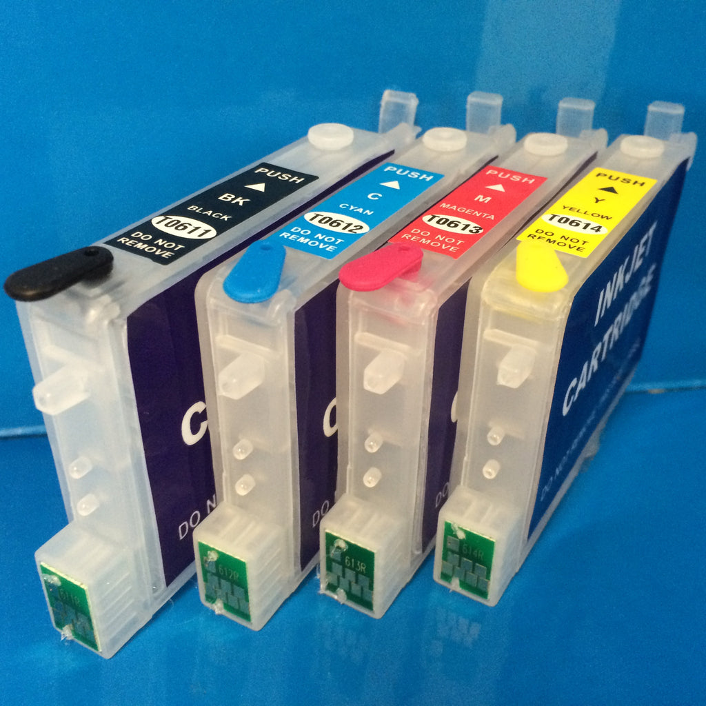 T0611-4 PRINTER HEAD CLEANING CARTRIDGES FOR EPSON DX4800 ETC. Non OEM