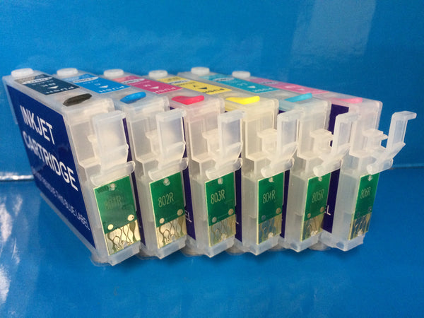 R1400 R1500W PRINT HEAD CLEANING CARTRIDGES EPSON T0791-6 NON OEM