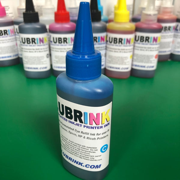 100ml Cyan Bottle Lubrink Refill Ink