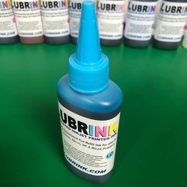 Light Cyan Lubrink 100ml Bottle Printer Ink