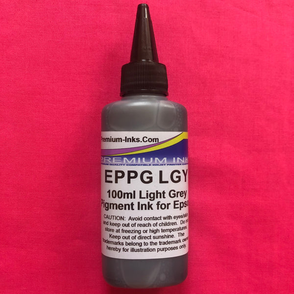 100ml Light Grey Gray Pigment Ink