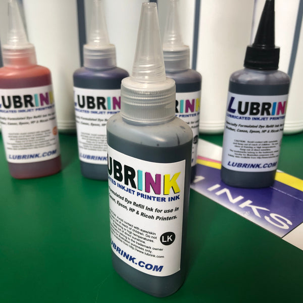 Light Black LK Lubrink Ink Refill Bottle