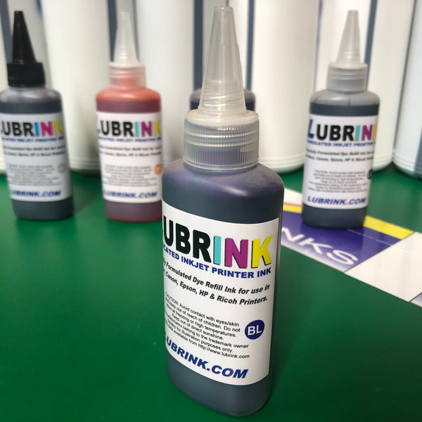 Blue Lubrink Ink Refill Bottle 100ml