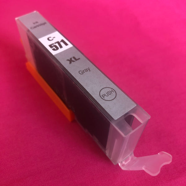 CLI-571 GY Grey Gray Canon Ink Cartridge