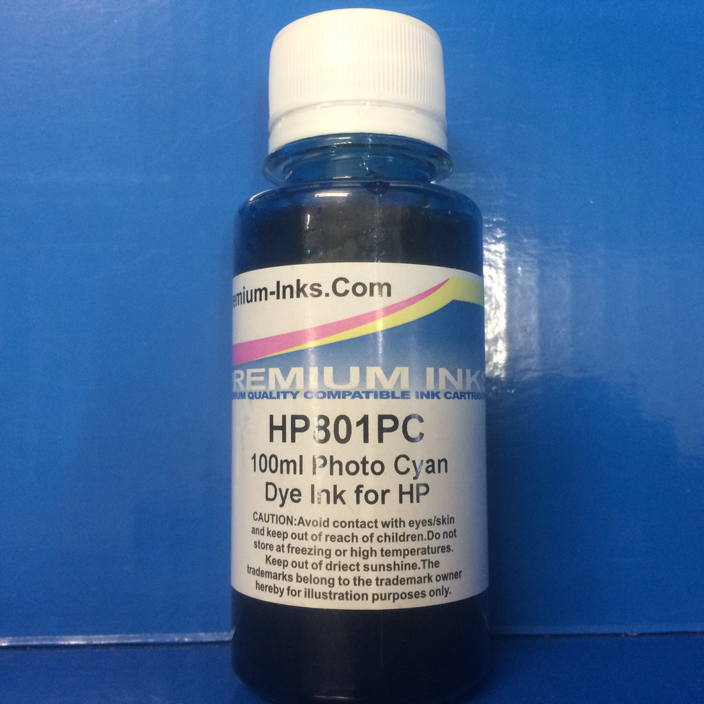 Photo Cyan 100ml Bottle for HP printer