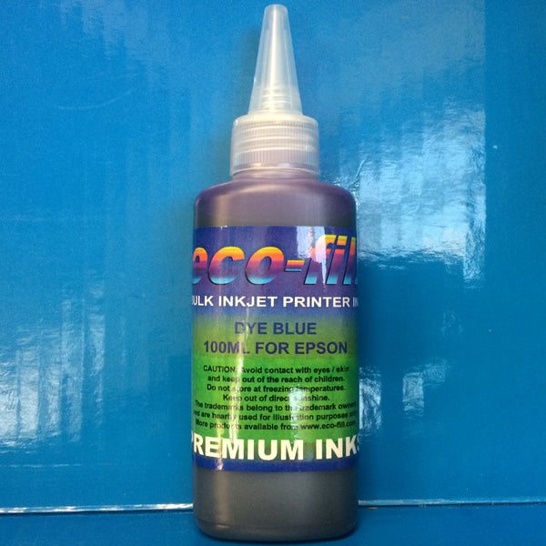 8X100ML ECO-FILL DYE REFILL INK FOR EPSON STYLUS PHOTO R800 R1800 PRINTERS