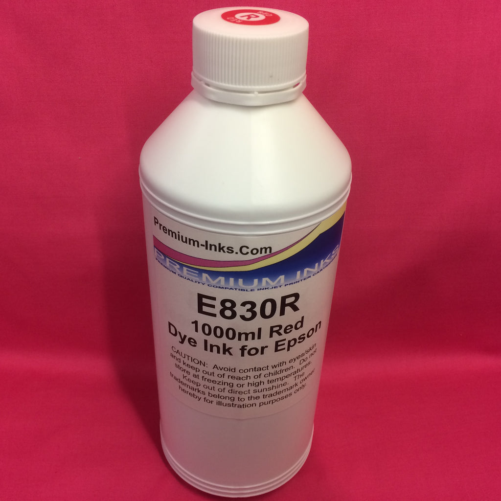 Litre Red Dye Ink for Epson Printer