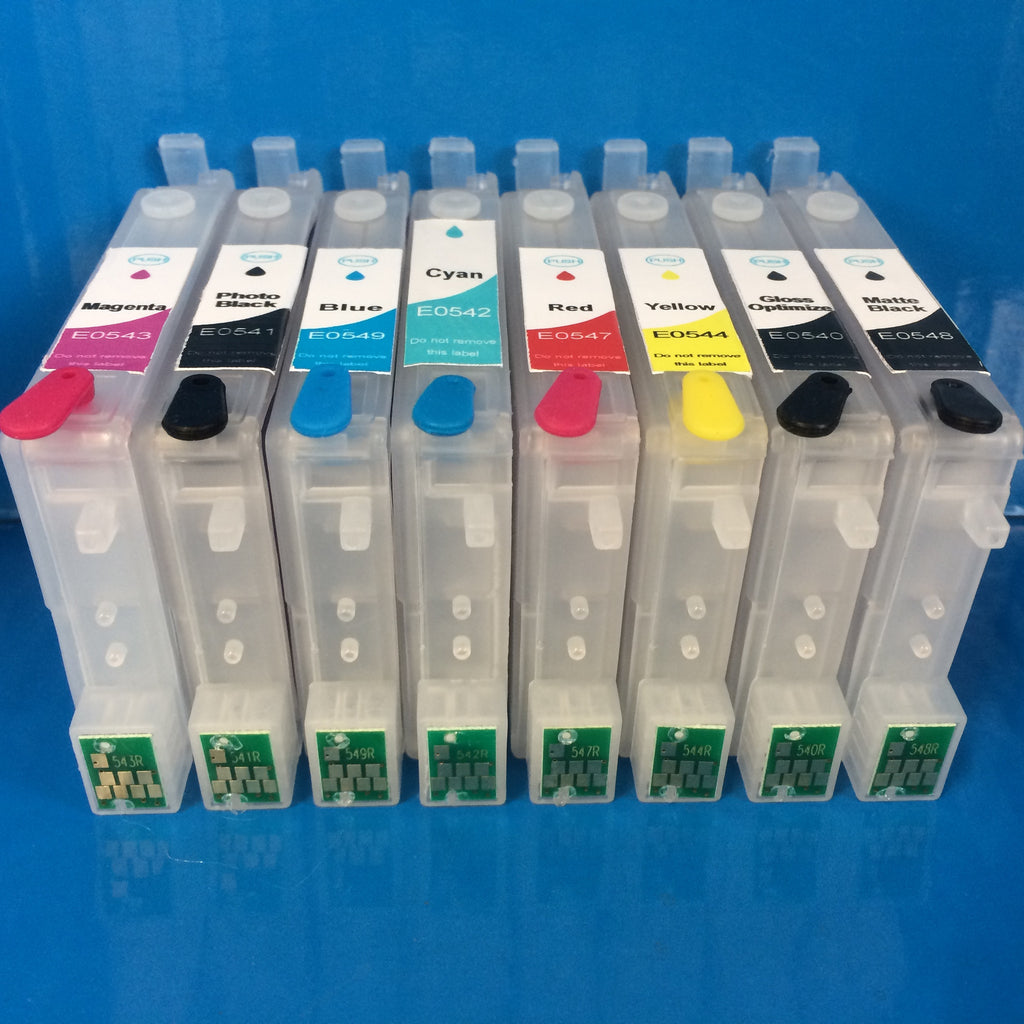 R800 R1800 PRINTER HEAD FLUSH CLEAN CARTRIDGES EPSON T0541/9 Non OEM